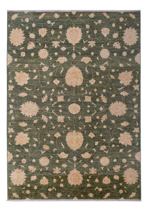 Tappeto Ziegler - Moderno - 294 x 205 cm - verde scuro