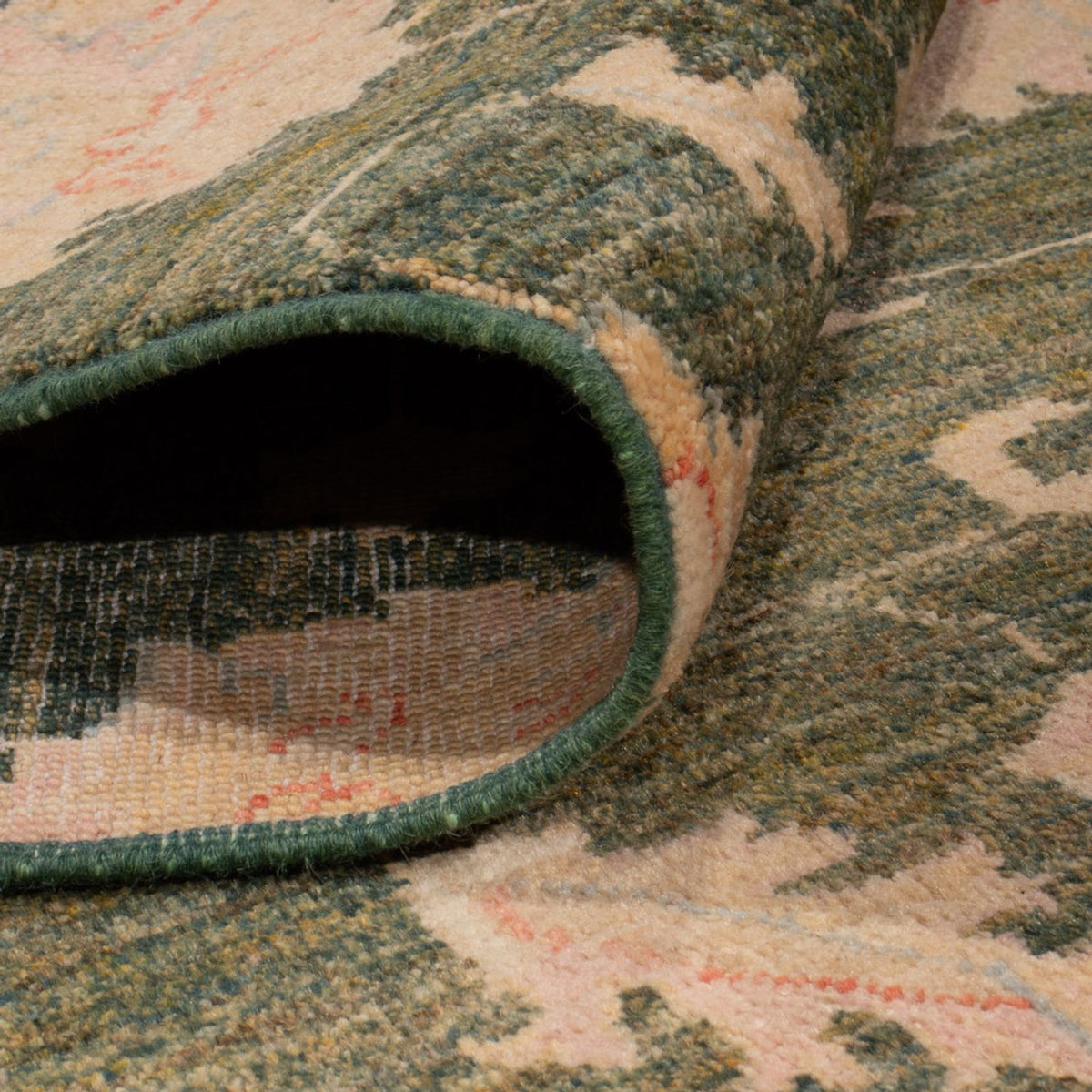 Tappeto Ziegler - Moderno - 294 x 205 cm - verde scuro