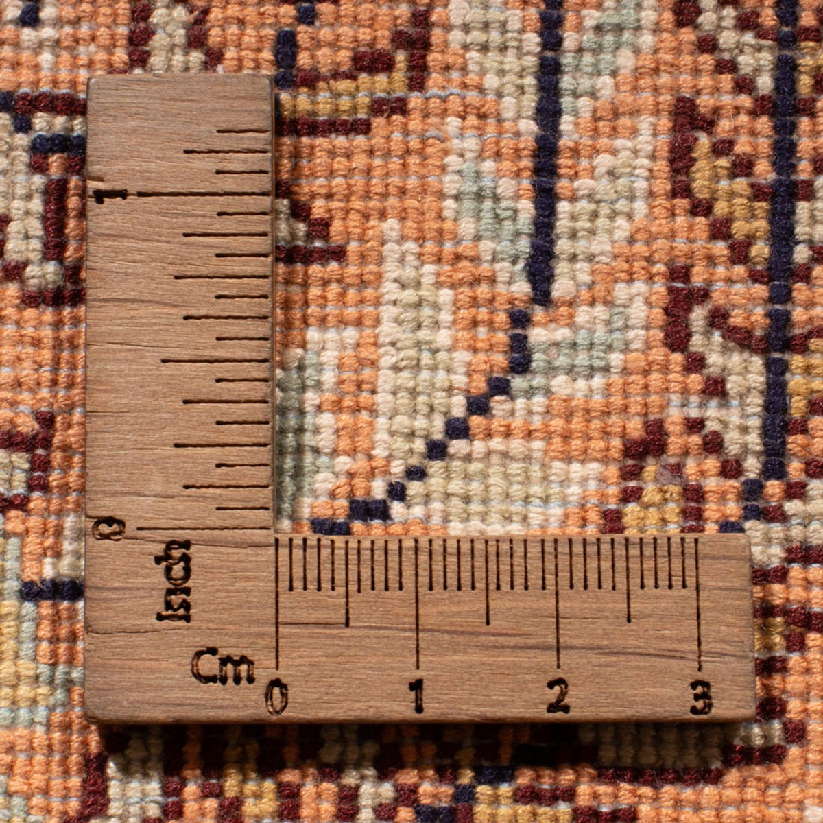 Tappeto corsia Tappeto di seta - Seta del Kashmir - 285 x 80 cm - beige scuro