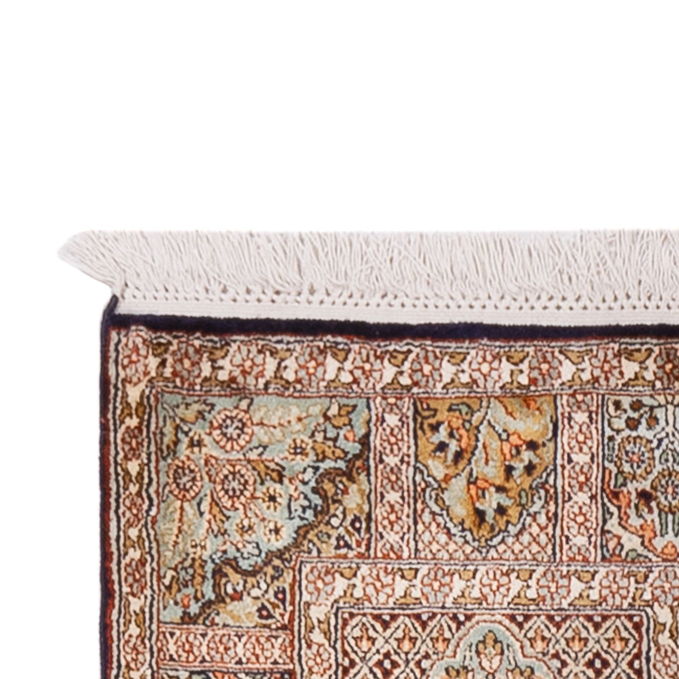 Seta del Kashmir Tappeto 296x77cm - Tappeto orientale