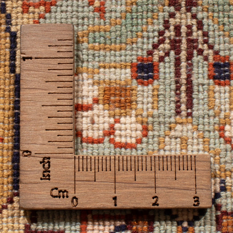 Tappeto corsia Tappeto di seta - Seta del Kashmir - 296 x 78 cm - beige scuro