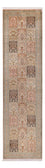 Tappeto corsia Tappeto di seta - Seta del Kashmir - 310 x 81 cm - beige scuro