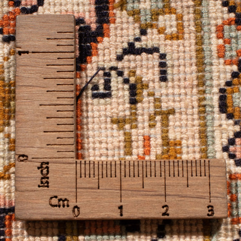 Tappeto corsia Tappeto di seta - Seta del Kashmir - 310 x 81 cm - beige scuro