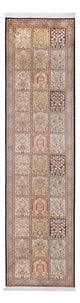 Seta del Kashmir Tappeto 304x77cm - Tappeto orientale