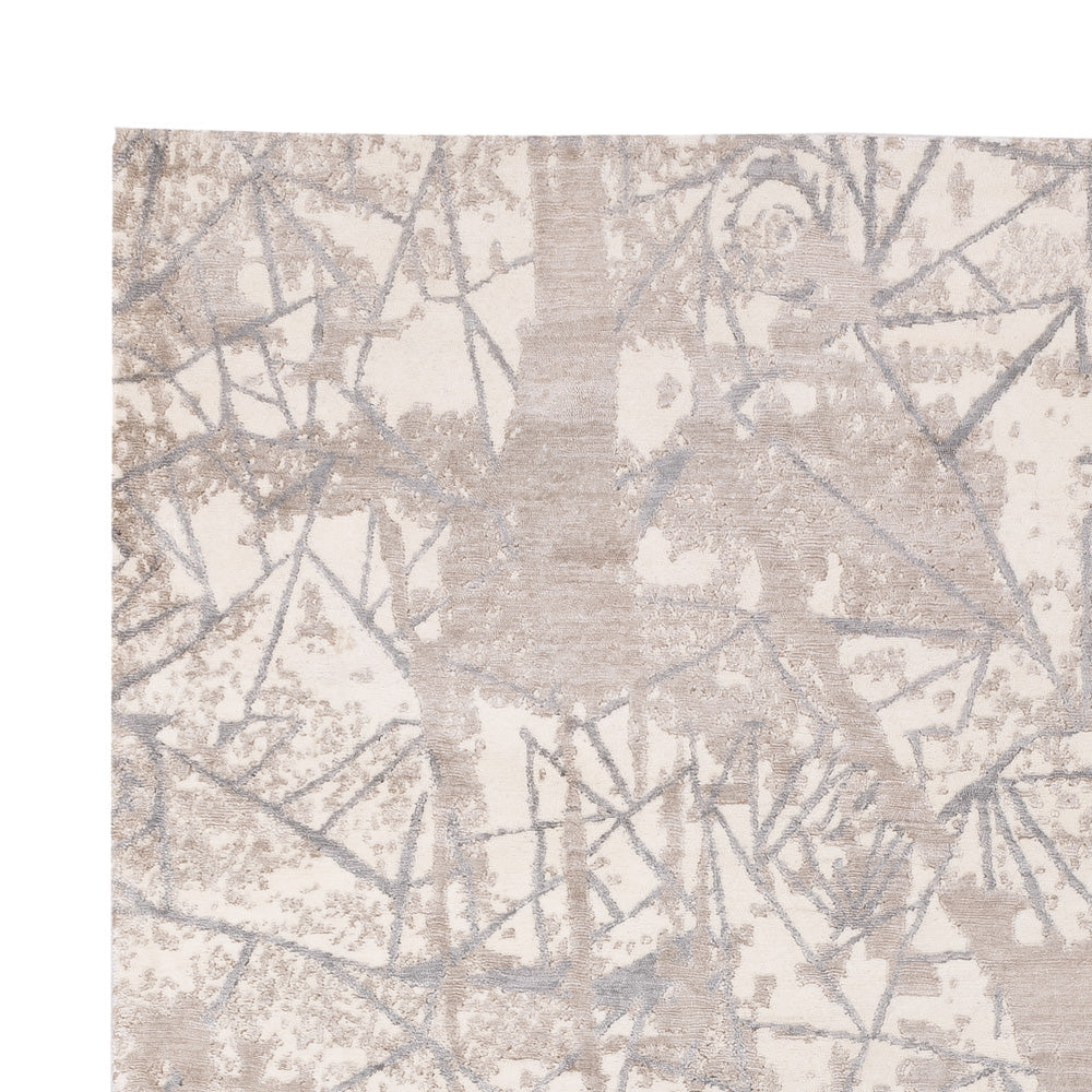 Tappeto di design - 304 x 204 cm - argento