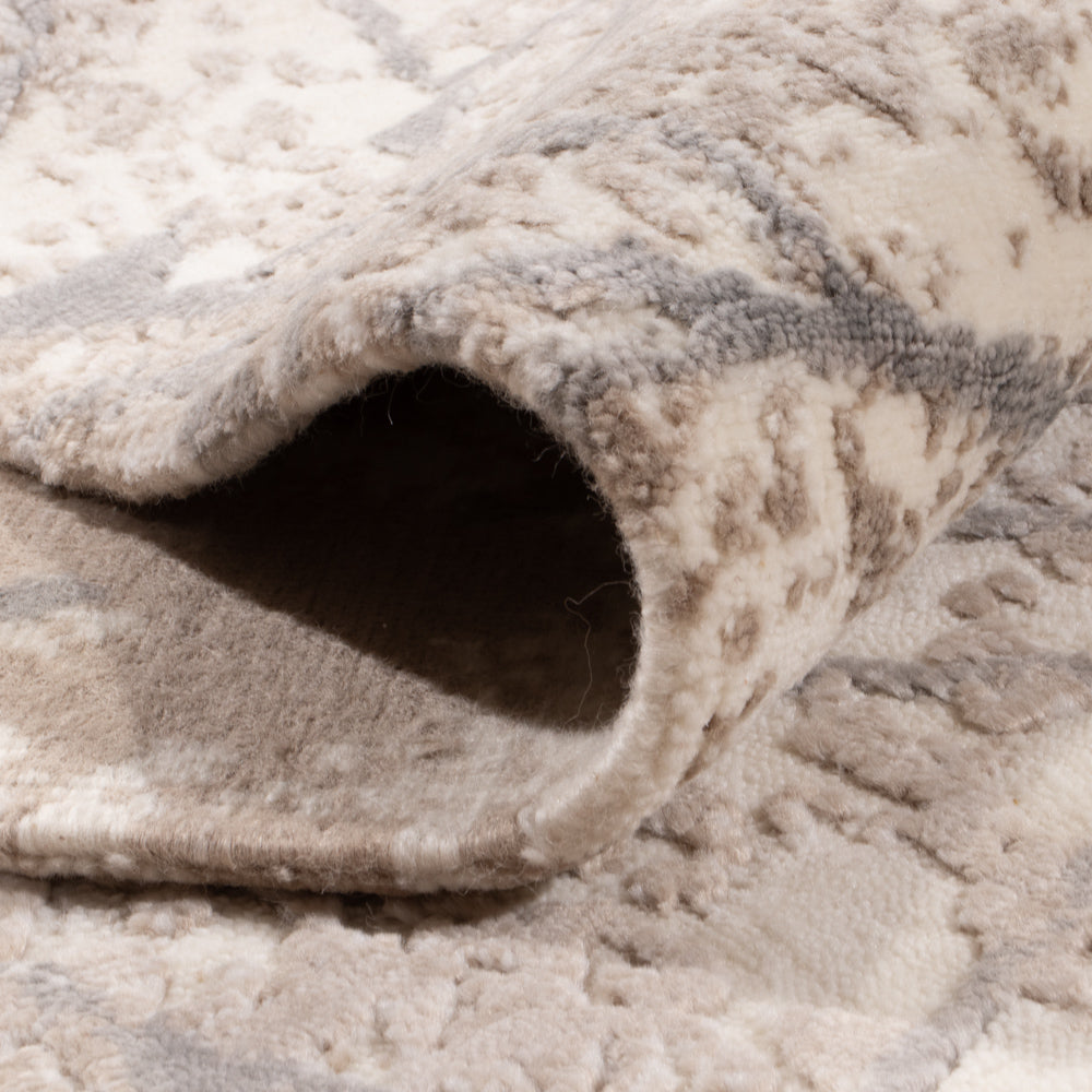 Tappeto di design - 304 x 204 cm - argento