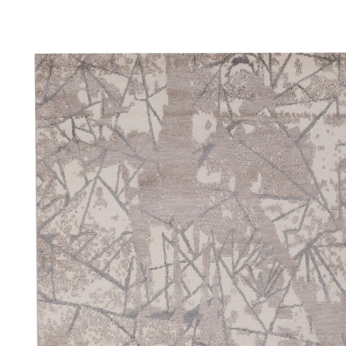 Tappeto di design - 301 x 204 cm - argento