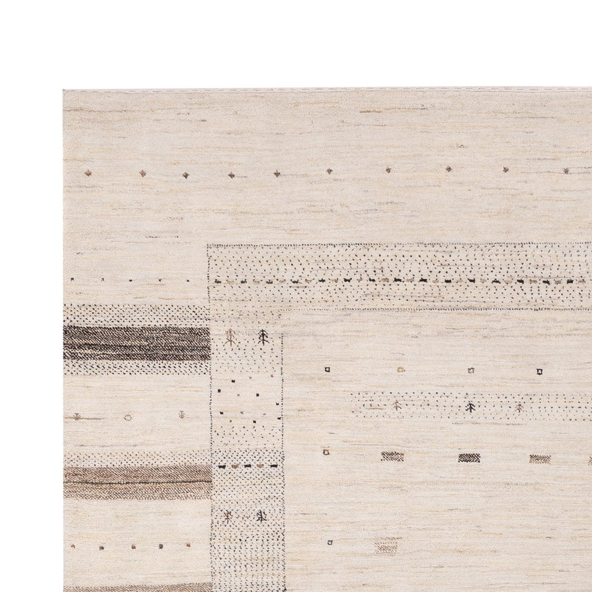 Tappeto Gabbeh - Loribaft Indus - 300 x 206 cm - crema