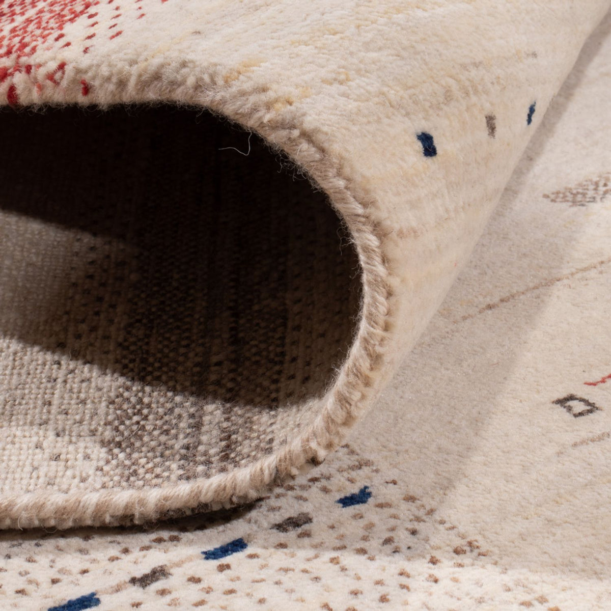 Tappeto Gabbeh - Loribaft Indus - 306 x 200 cm - crema