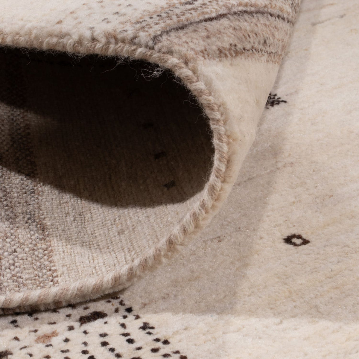 Tappeto Gabbeh - Loribaft Indus - 302 x 202 cm - crema