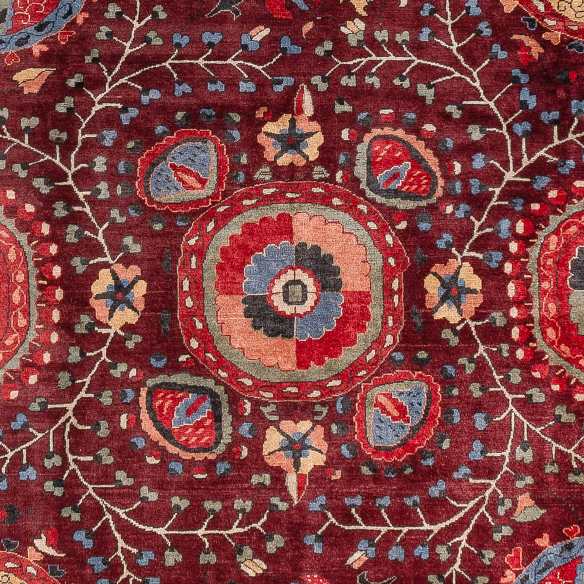 Tappeto di design - 309 x 251 cm - rosso vino