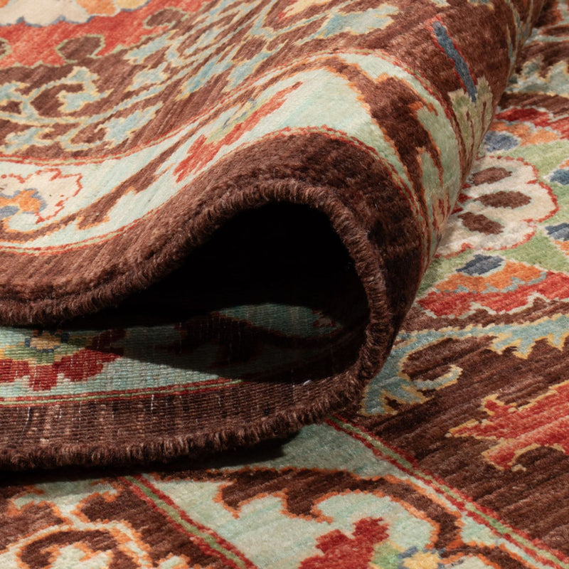 Tappeto Ziegler - Ariana - 273 x 204 cm - marrone scuro