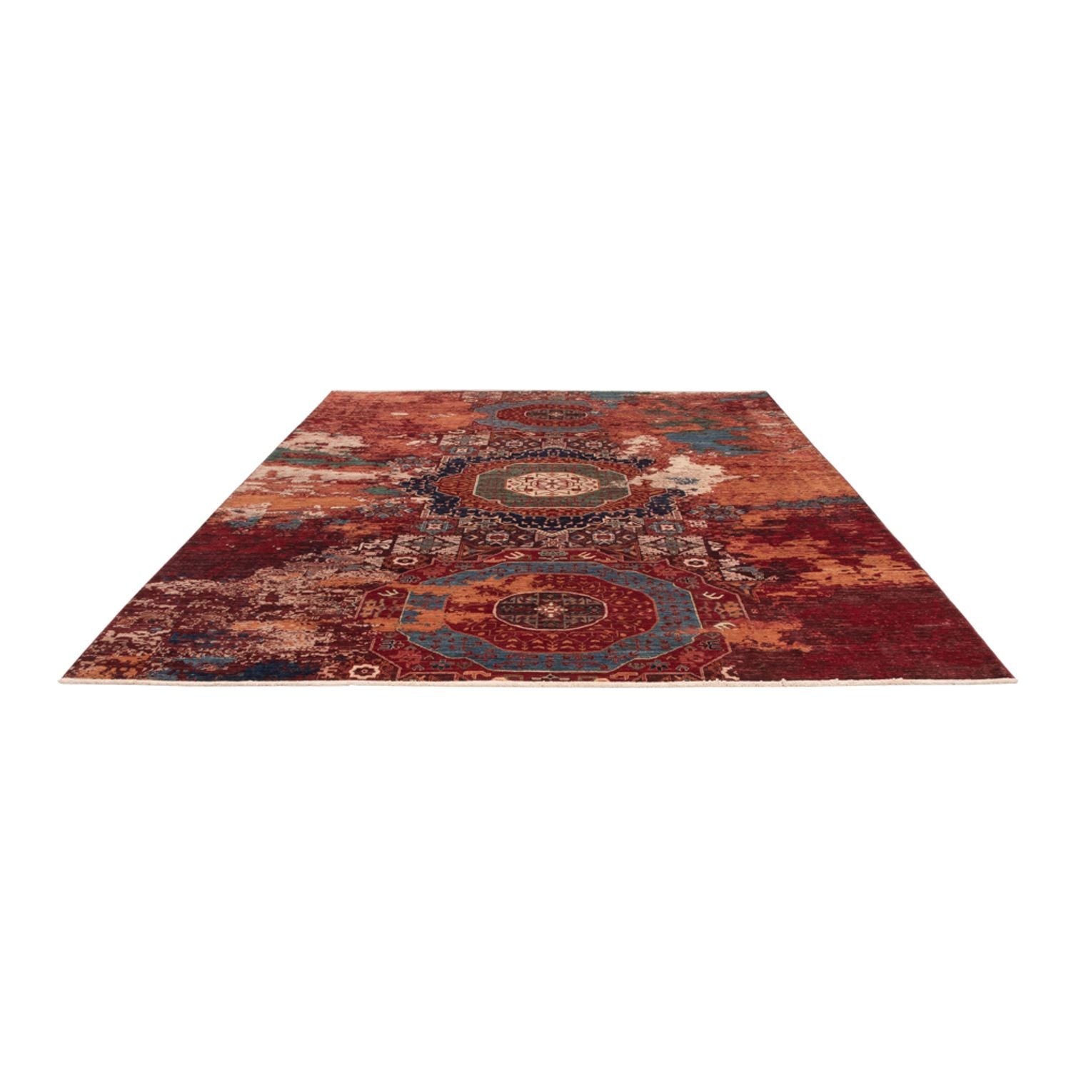 Designer Teppich - 304 x 237 cm - mehrfarbig
