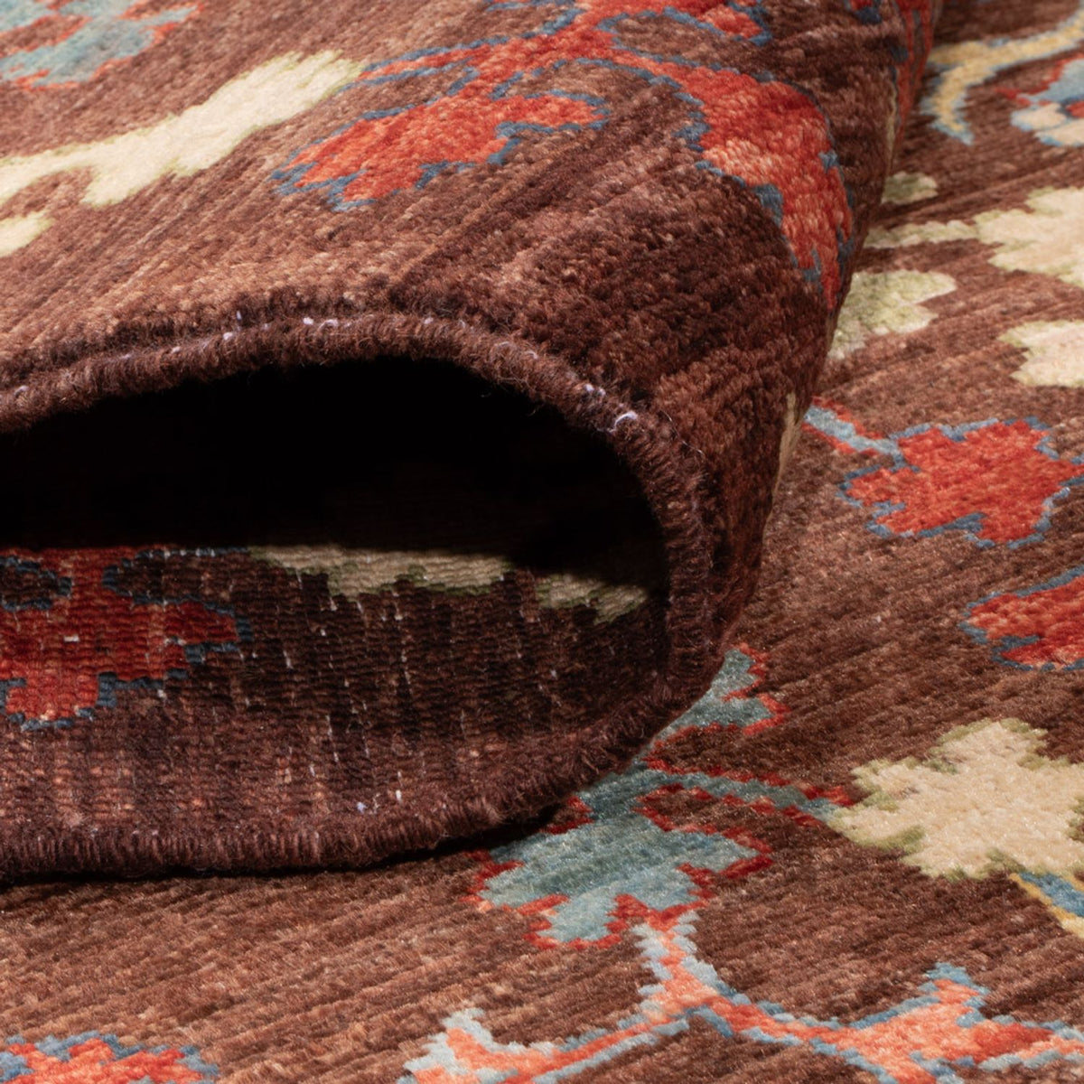 Tappeto Ziegler - Ariana - 244 x 191 cm - marrone scuro