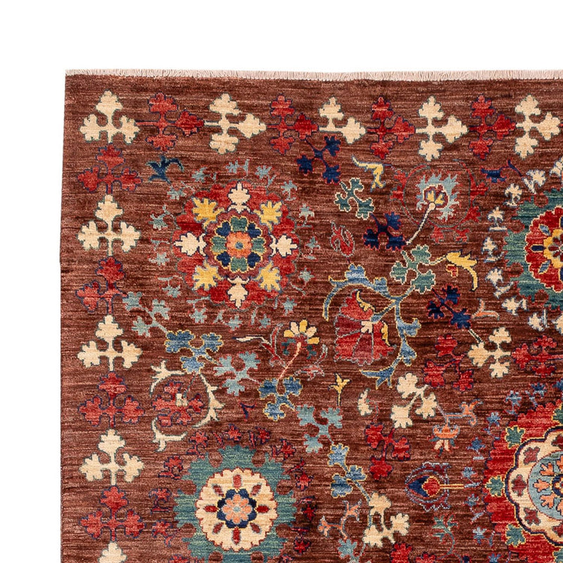 Tappeto Ziegler - Ariana - 244 x 193 cm - marrone scuro