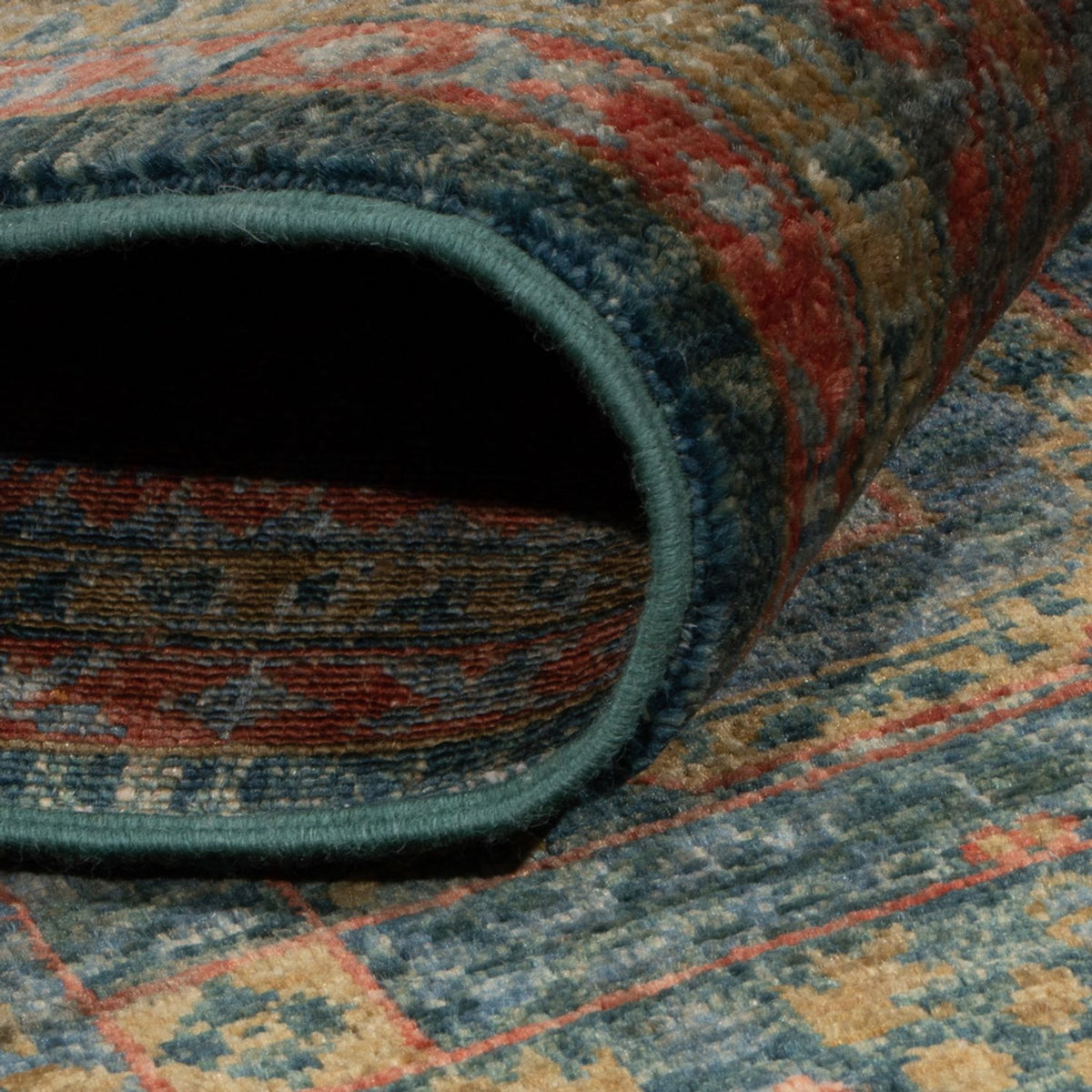 Tappeto Ziegler - Ariana - 201 x 153 cm - blu mare