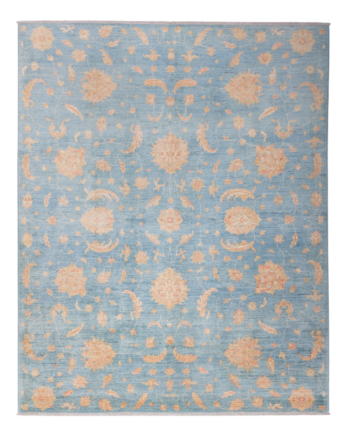 Tappeto Ziegler - Moderno - 309 x 252 cm - blu chiaro