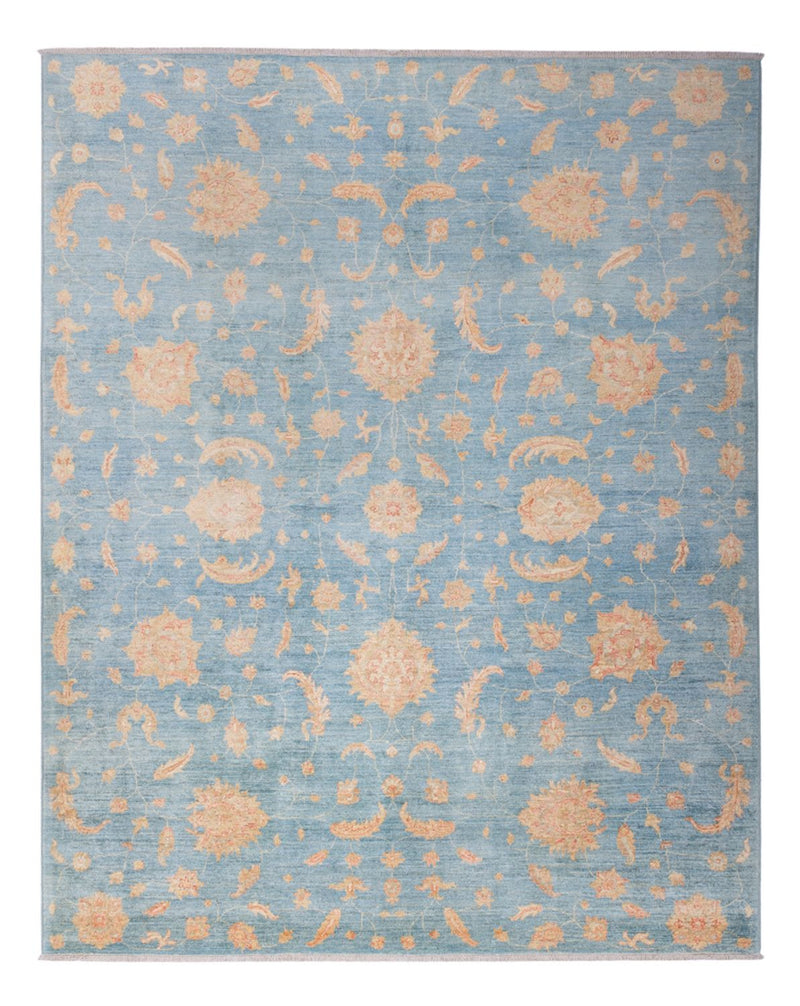 Tappeto Ziegler - Moderno - 309 x 252 cm - blu chiaro