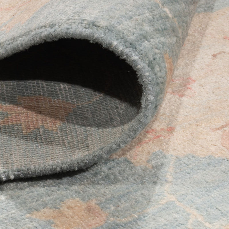 Tappeto Ziegler - Moderno - 309 x 252 cm - blu chiaro