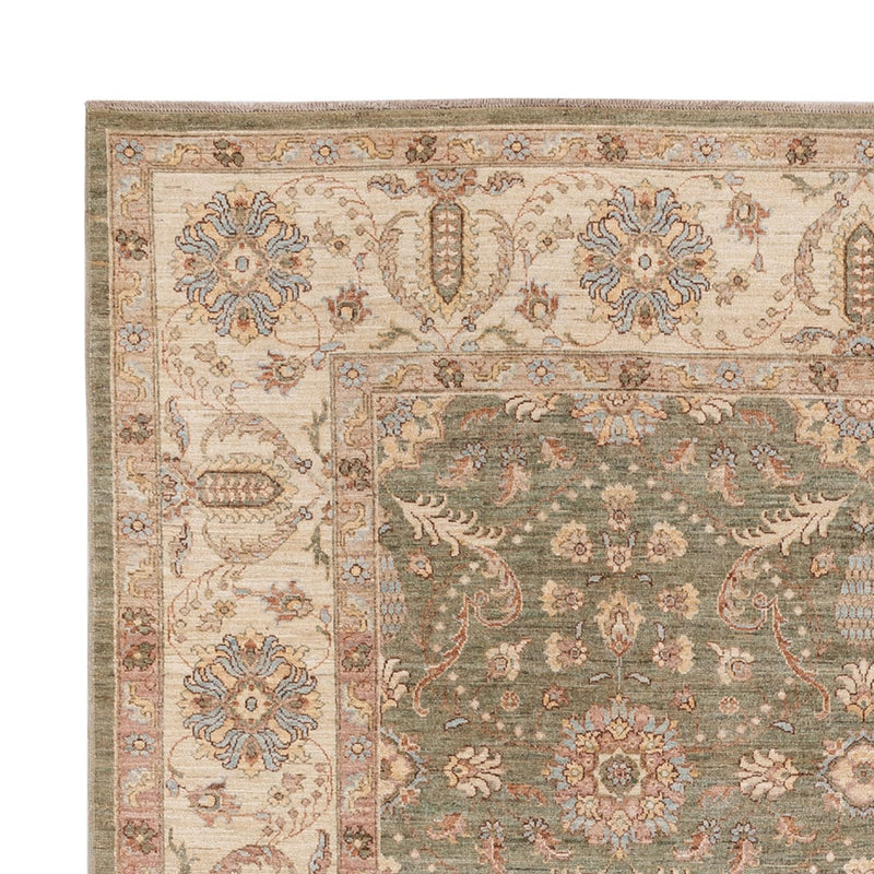 Tappeto Ziegler - 309 x 248 cm - verde oliva