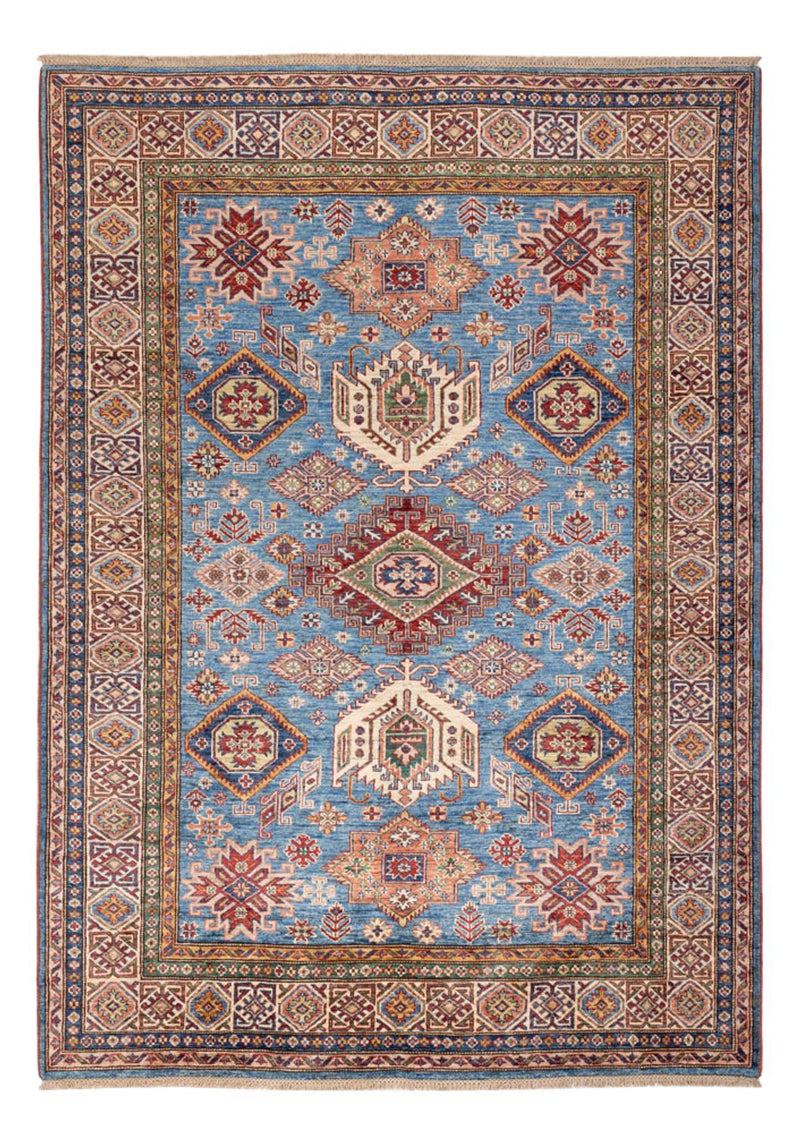 Tappeto Ziegler - Kazak - 241 x 173 cm - blu chiaro