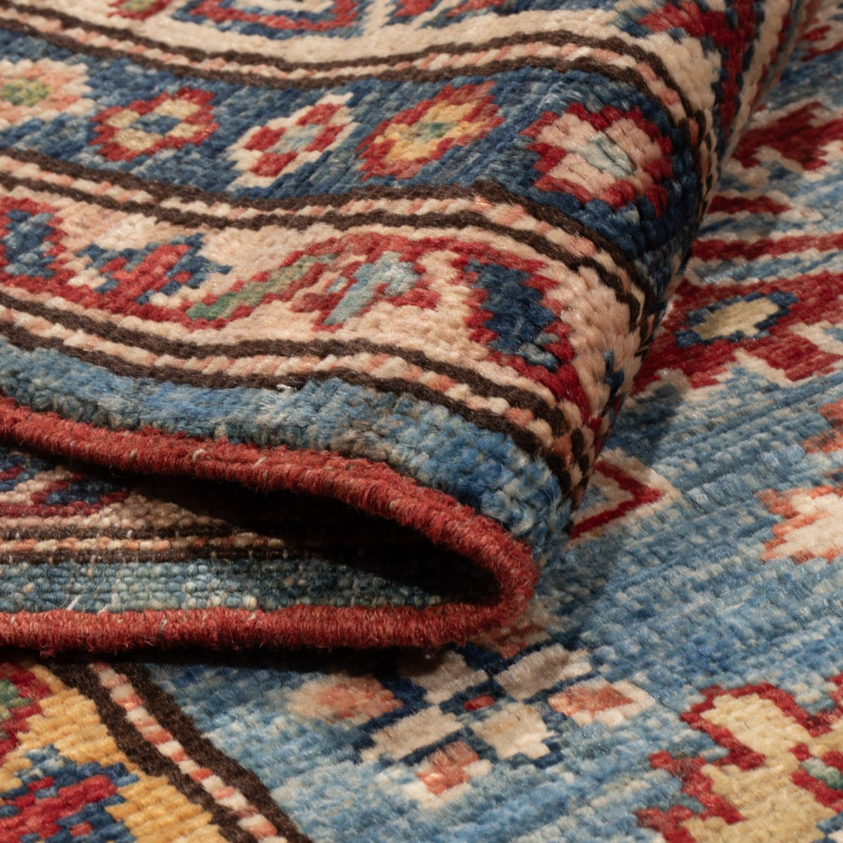 Tappeto Ziegler - Kazak - 241 x 173 cm - blu chiaro