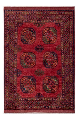 Tappeto afgano - Kunduz - 222 x 154 cm - rosso