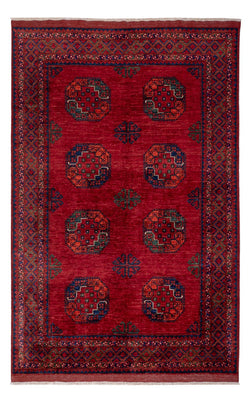 Tappeto afgano - Kunduz - 253 x 166 cm - rosso
