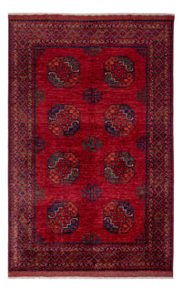 Tappeto afgano - Kunduz - 253 x 166 cm - rosso