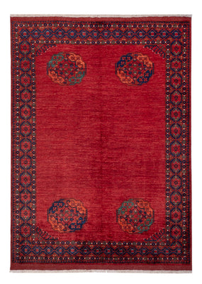 Tappeto afgano - Kunduz - 238 x 176 cm - rosso