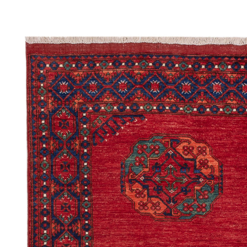 Tappeto afgano - Kunduz - 238 x 176 cm - rosso