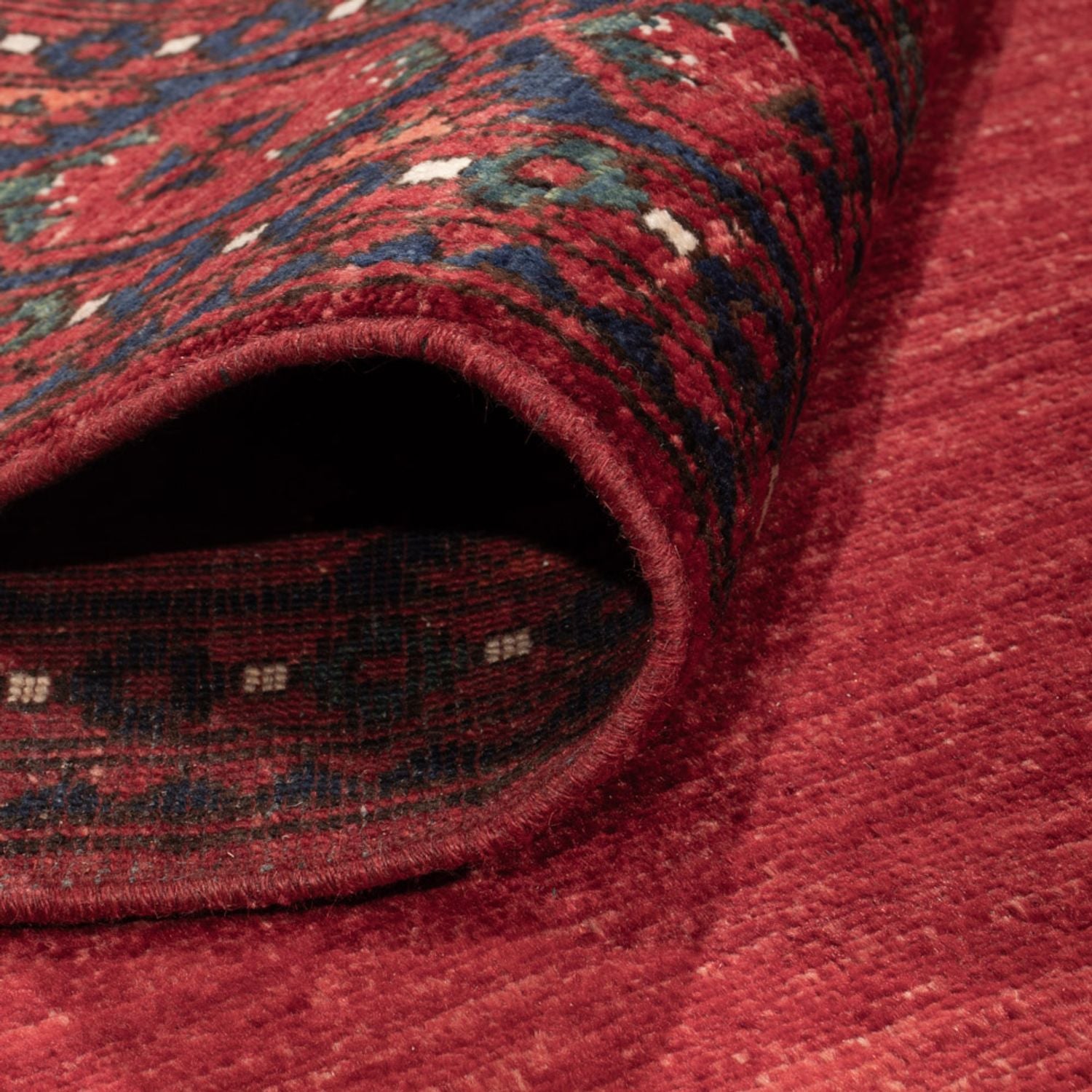 Tappeto afgano - Kunduz - 238 x 176 cm - rosso