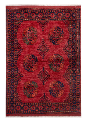 Tappeto afgano - Kunduz - 234 x 172 cm - rosso