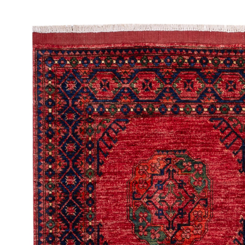 Tappeto afgano - Kunduz - 234 x 172 cm - rosso