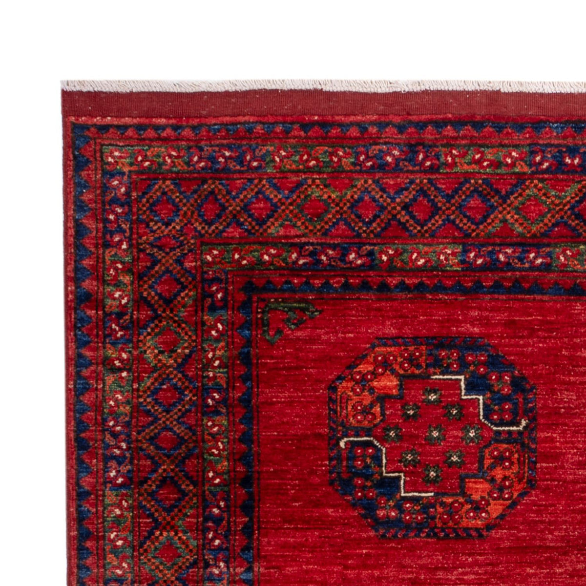 Tappeto afgano - Kunduz - 236 x 172 cm - rosso