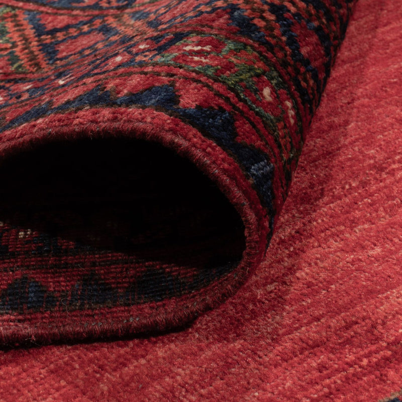 Tappeto afgano - Kunduz - 236 x 172 cm - rosso