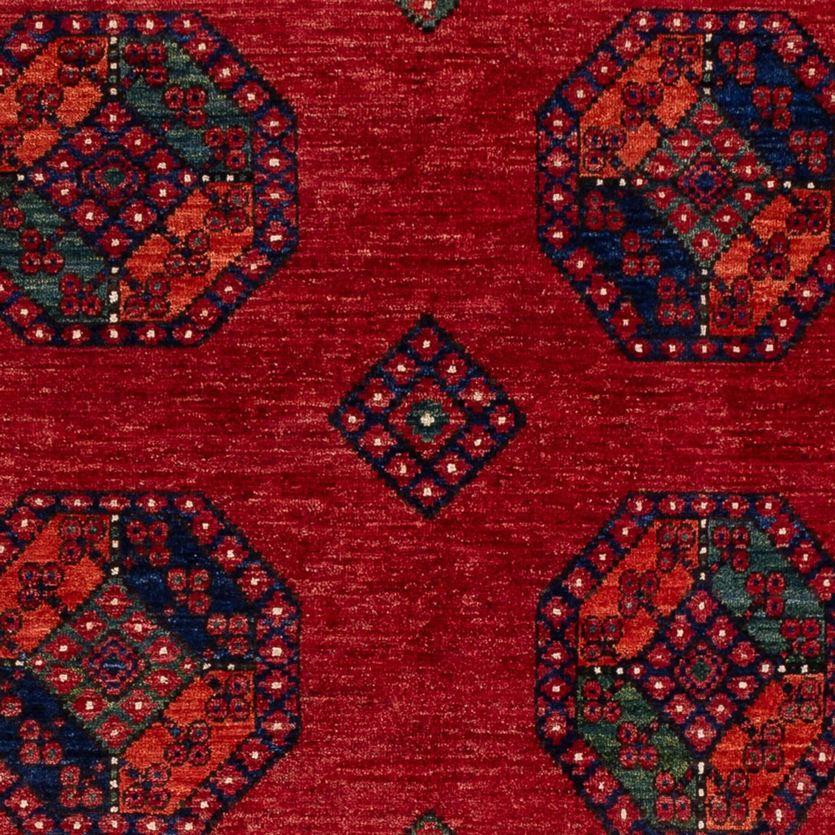 Tappeto afgano - Kunduz - 256 x 176 cm - rosso