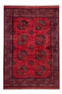 Tappeto afgano - Kunduz - 235 x 173 cm - rosso