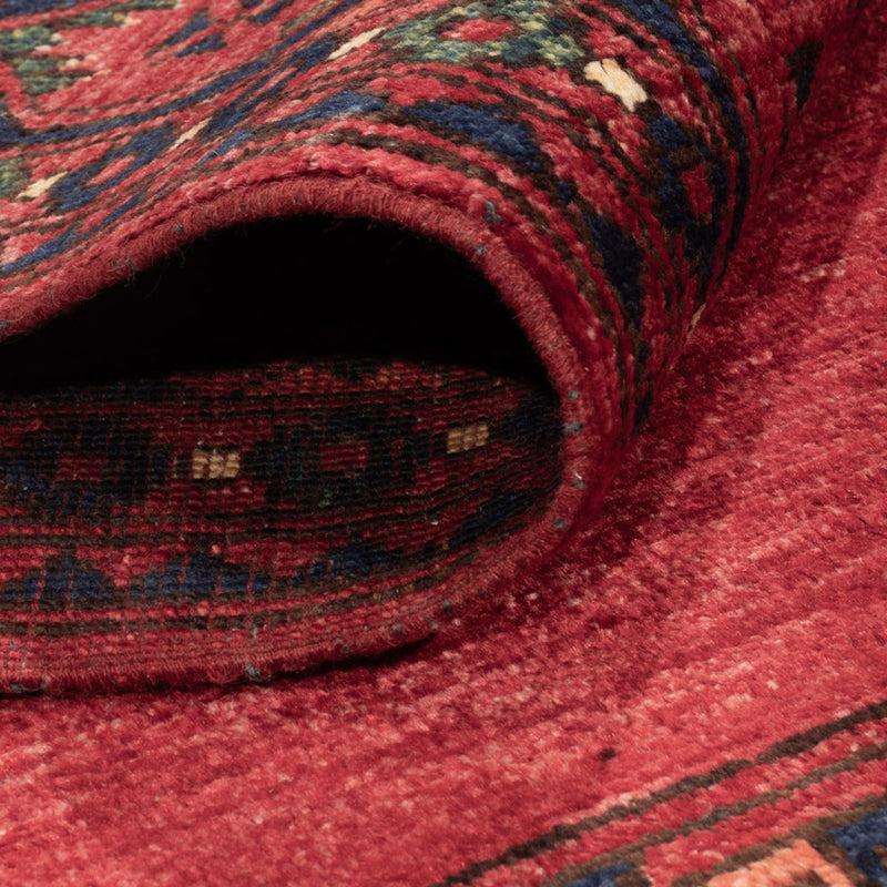 Tappeto afgano - Kunduz - 239 x 177 cm - rosso