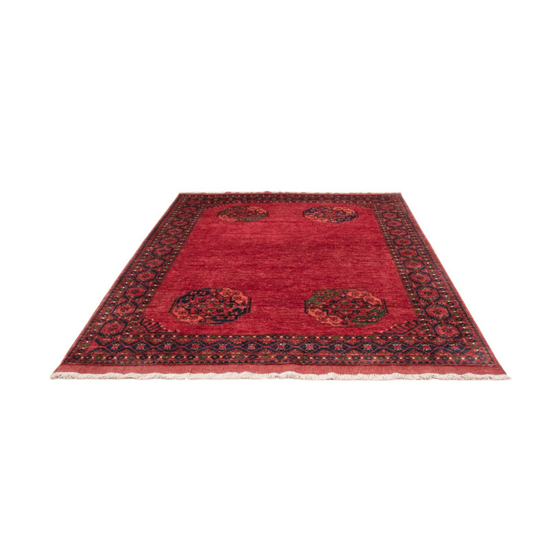 Tappeto afgano - Kunduz - 239 x 177 cm - rosso