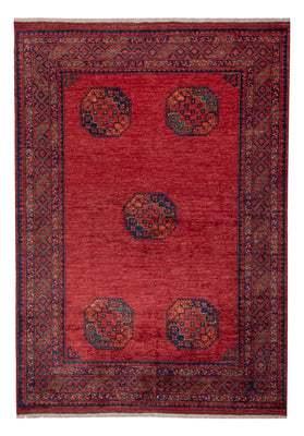 Tappeto afgano - Kunduz - 238 x 172 cm - rosso