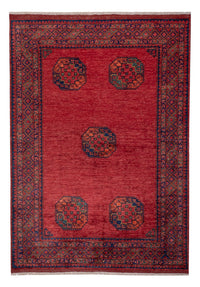 Tappeto afgano - Kunduz - 238 x 172 cm - rosso