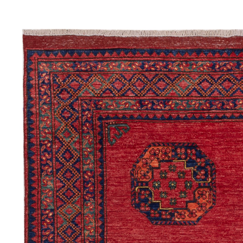 Tappeto afgano - Kunduz - 238 x 172 cm - rosso