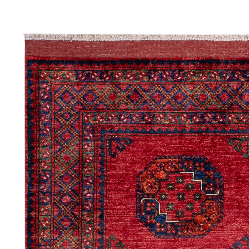 Tappeto afgano - Kunduz - 243 x 177 cm - rosso