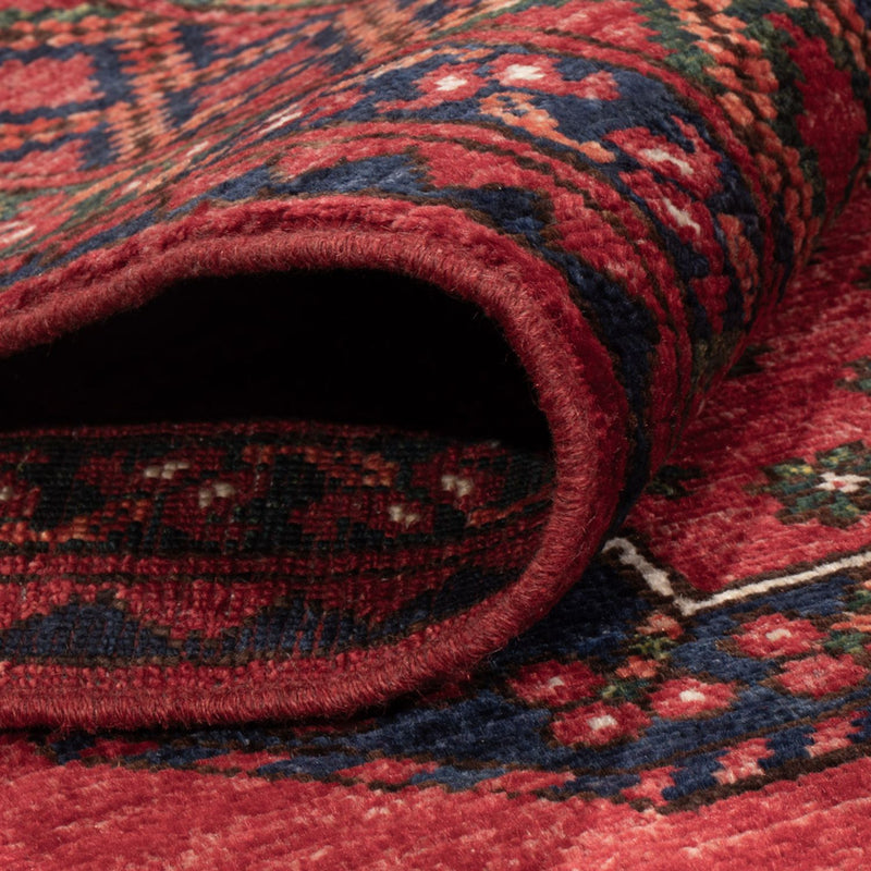 Tappeto afgano - Kunduz - 243 x 177 cm - rosso