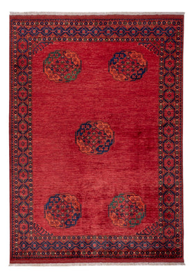 Tappeto afgano - Kunduz - 243 x 175 cm - rosso