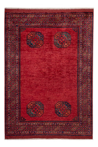 Tappeto afgano - Kunduz - 240 x 173 cm - rosso