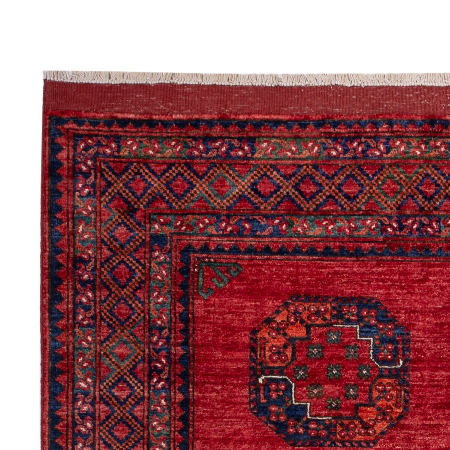 Tappeto afgano - Kunduz - 240 x 173 cm - rosso