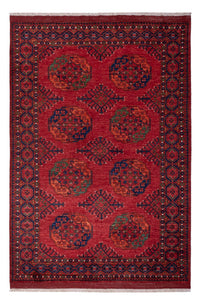 Tappeto afgano - Kunduz - 239 x 165 cm - rosso