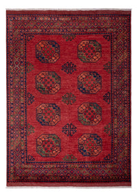 Tappeto afgano - Kunduz - 246 x 180 cm - rosso